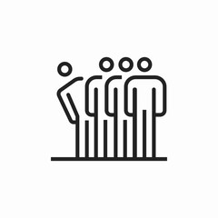 stand out icon sign vector