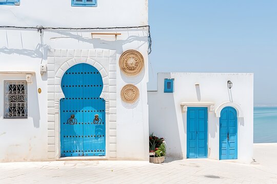 Fototapeta greek church door