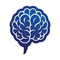 Brain icon, Brain Logo vector illustration. Brain icon, Brain Logo silhouette set . Human brain in three planes.