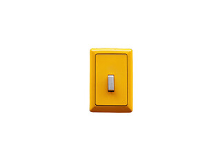 Yellow Light Switch: A simple, yet stylish yellow light switch, offering a pop of color and a modern aesthetic.  Perfect for home improvement projects or interior design concepts.