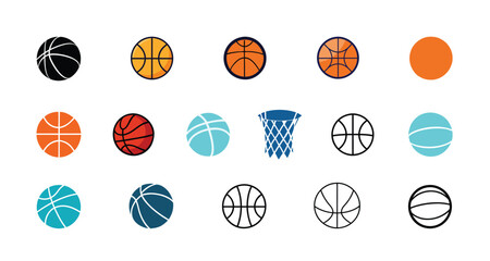 Fototapeta premium Basketball vector illustration.