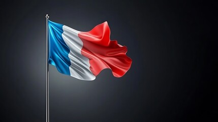 Fototapeta premium a flag with dark background