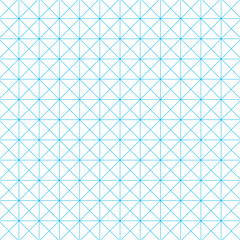 Template isometric grid seamless pattern. Blue isometric grid. Outline isometric graph template background. crisscross pattern on a white surface. Grid pattern background vector. 