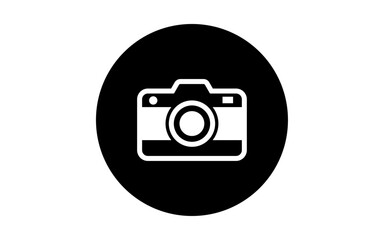 Camera icon photo snapshot button capture photograph shutter flash digital app modern sign symbol vector graphic