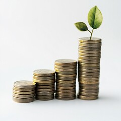 Market growth analysis business sector graphical representation financial environment high-angle view investment insights for seo impact