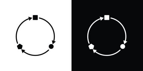 Adaptation icon illustration. icon templates pack.