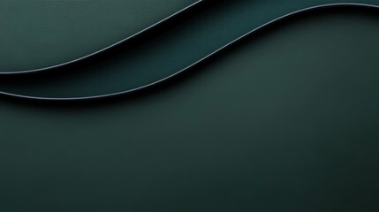 Green background with a wavy line. The line is made of paper and is very thin