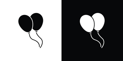 Balloon icon illustration. icon templates pack.