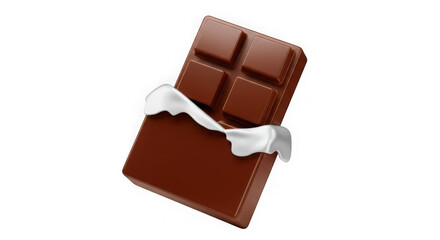 Melting Chocolate Bar: A Delicious 3D Render