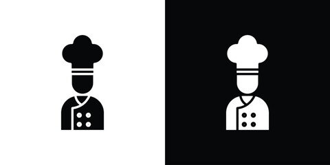 Chef icon illustration. icon templates pack.