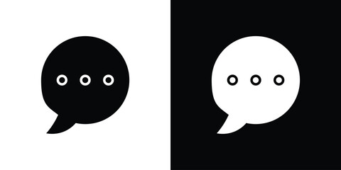 Comment icon illustration. icon templates pack.