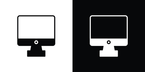 Computer icon illustration. icon templates pack.