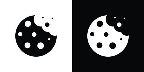 Cookie icon illustration. icon templates pack.