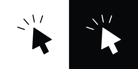 Cursor icon illustration. icon templates pack.