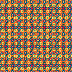 seamless pattern with geometric elements