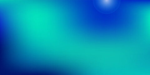 Blue-green gradient studio room, abstract background pattern, walls and floor reflect neon lights, dark tones and feel speed of digital technology connected blue-green background. illustration eps 10