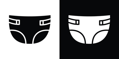 diaper icon illustration. icon templates pack.