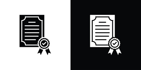 Diploma icon illustration. icon templates pack.