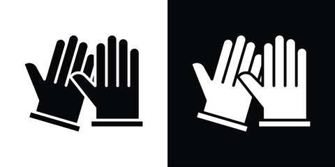 Glove icon illustration. icon templates pack.