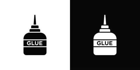 Glue icon illustration. icon templates pack.
