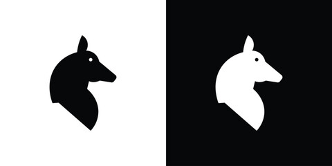 Horse icon illustration. icon templates pack.