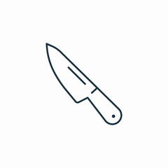 cutting knife icon sign vector
