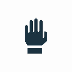 five fingers icon sign vector