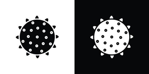 Massage ball icon illustration. icon templates pack.