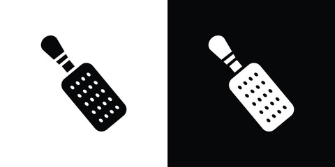 Microplane grater icon illustration. icon templates pack.