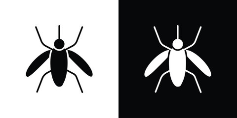 Mosquito icon illustration. icon templates pack.