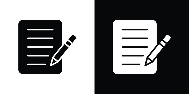 Note icon illustration. icon templates pack.