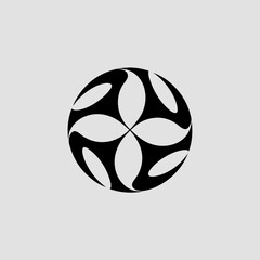 abstract vector logo