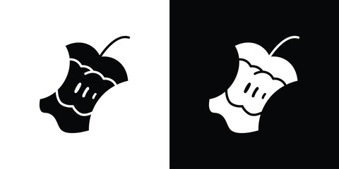 Organic waste icon illustration. icon templates pack.