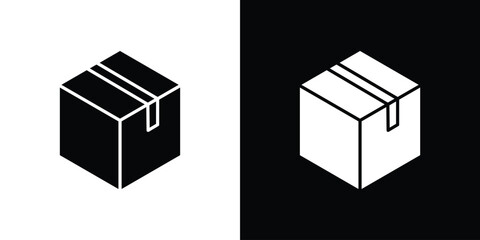 Package icon illustration. icon templates pack.