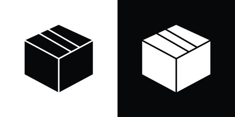 Package icon illustration. icon templates pack.