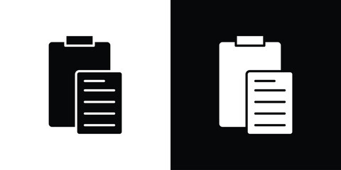 Paste icon illustration. icon templates pack.