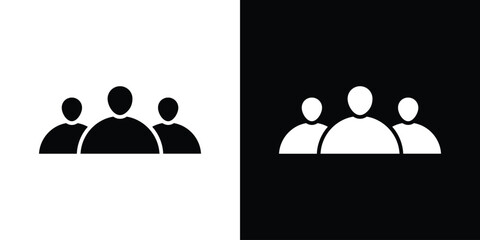 people icon illustration. icon templates pack.