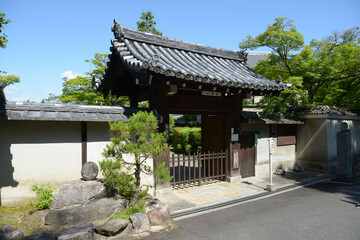 牧護庵　山門　京都市左京区南禅寺福地町