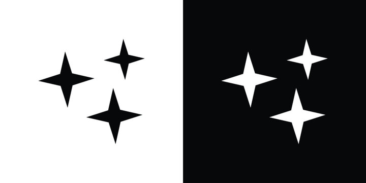 Shine icon illustration. icon templates pack.