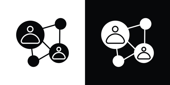 Social network icon illustration. icon templates pack.