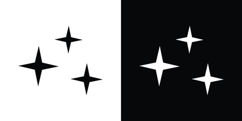 Sparkles icon illustration. icon templates pack.