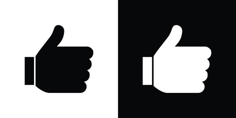 thumbs up icon illustration. icon templates pack.