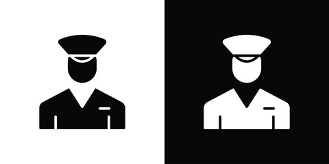 User pilot icon illustration. icon templates pack.