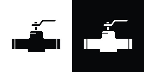 Valve icon illustration. icon templates pack.