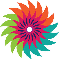 Colorful flower Mandala Design – Intricate Abstract Pattern Background