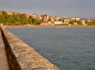 Küste von Getxo bei Bilbao im Baskenland