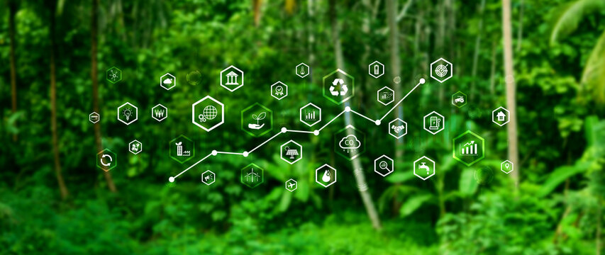 Environmental technology concept, Sustainable development goals, SDGs, Green technology, Sustainable society concept. Environmental technology.