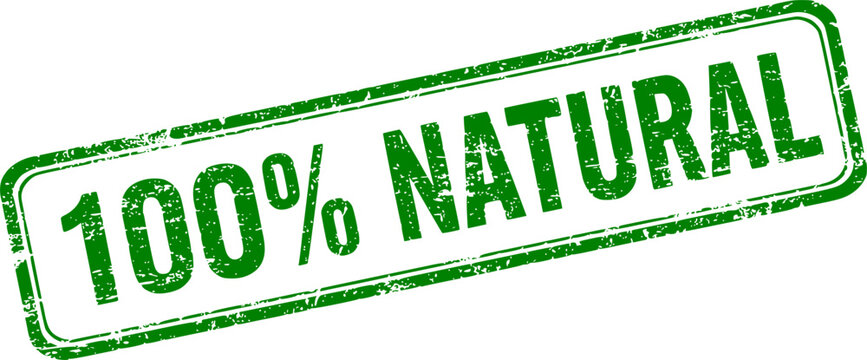 Natural label icon, vector illustration
