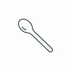 soup spoon icon sign vector