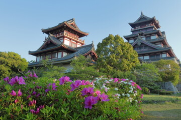 京都　初夏の伏見桃山城